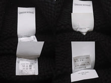 Load image into Gallery viewer, 極美品 CHROME HEARTS クロムハーツ クロスパッチ ニットキャップ ビーニー カシミヤ レザー シルバー925 ブラック ONE SIZE 中古 4b006256