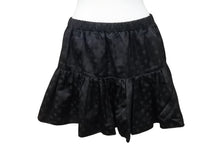 Load image into Gallery viewer, CHROME HEARTS クロムハーツ オールド 総柄 マルチモチーフ シルク ミニスカート ブラック 美品 中古 4b006257