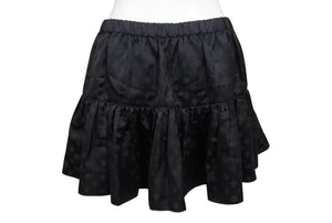 CHROME HEARTS クロムハーツ オールド 総柄 マルチモチーフ シルク ミニスカート ブラック 美品 中古 4b006257