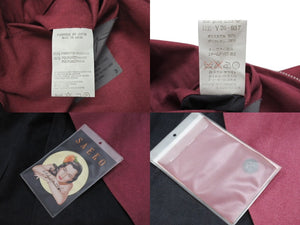 新品同様 Yohji Yamamoto POUR HOMME ヨウジヤマモトプールオム 02ss Saeko Tsuemura 女優期 ジャケット スウェード ピンク サイズ3 中古 4b006261