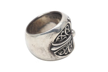 Load image into Gallery viewer, 極美品 CHROME HEARTS クロムハーツ CLASSIC OVAL クラシック オーバルクロス リング 重量約46.8g サイズ24号 シルバー925 中古 4b006262