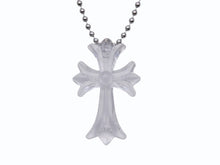 Load image into Gallery viewer, 極美品 CHROME HEARTS クロムハーツ RUBBER CH CRS SML ラバーCHクロスネックレス スモール 青山20周年記念 全長約75cm 中古 4b006263