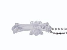 Load image into Gallery viewer, 極美品 CHROME HEARTS クロムハーツ RUBBER CH CRS SML ラバーCHクロスネックレス スモール 青山20周年記念 全長約75cm 中古 4b006263