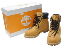 Load image into Gallery viewer, 新品未使用 CHROME HEARTS クロムハーツ × Timberland ティンバーランド オーダー コラボ ブーツ ブラウン ダガー クロスボール サイズ8M 中古 4b006269