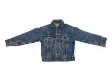Load image into Gallery viewer, LEVI&#39;S リーバイス 60年代製 デニムジャケット kids キッズ ビッグE 70805-0217 ブルー サイズ8 美品 中古 4b006272