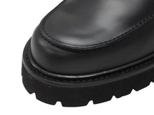 Load image into Gallery viewer, 新品同様 HERMES エルメス モカシン イコン ケリー金具 シューズ ローファー WS241934ZA 2310 ヴォーグラッセ ブラック 中古 4b006290