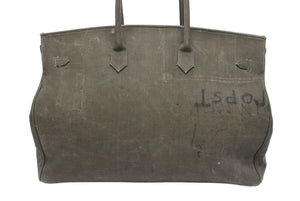 READYMADE レディメイド TRAVEL BAG LARGE トラベルバッグ ラージ ハンドバッグ サイズL バーキン50型 再構築 オリーブ 美品 中古 4b006294 