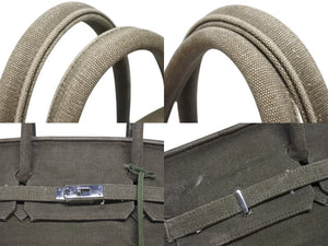 READYMADE レディメイド TRAVEL BAG LARGE トラベルバッグ ラージ ハンドバッグ サイズL バーキン50型 再構築 オリーブ 美品 中古 4b006294 