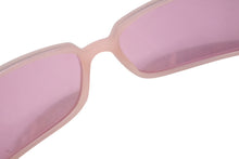 Load image into Gallery viewer, CHANEL シャネル ココマーク ラインストーン スクウェア サングラス ピンク プラスティク 美品 中古 4b006302