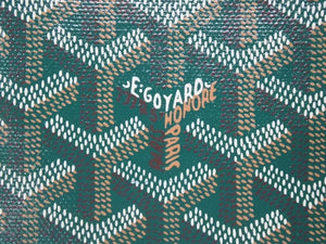 新品未使用 GOYARD ゴヤール SAC BELUGA MINI ベルーガミニ 2WAY ハンドバッグ ショルダーバッグ ゴヤールディンキャンバス グリーン 中古 4b006307