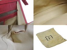 Load image into Gallery viewer, FENDI フェンディ ハラコ ワンショルダーバッグ ピンク ラインストーン レザー レオパード柄 シルバー金具 良品 中古 4b006310