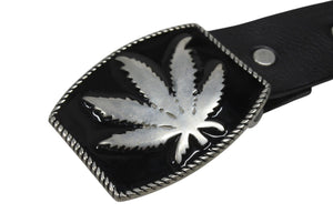 Lucien Pellat-Finet ルシアンペラフィネ ベルト 大麻柄 レザー ブラック サイズ34 85cm シルバー金具 美品 中古 4b006312 