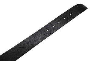 Lucien Pellat-Finet ルシアンペラフィネ ベルト 大麻柄 レザー ブラック サイズ34 85cm シルバー金具 美品 中古 4b006312 