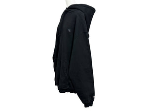 Champion チャンピオン パーカー 無地 裏起毛 S2202-003 ブラック コットン ポリエステル 美品 中古 4b006316