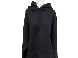 Champion チャンピオン パーカー 無地 裏起毛 S2202-003 ブラック コットン ポリエステル 美品 中古 4b006316