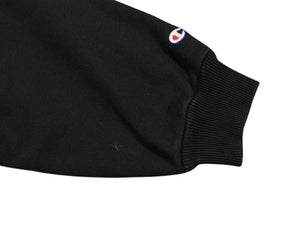 Champion チャンピオン パーカー 無地 裏起毛 S2202-003 ブラック コットン ポリエステル 美品 中古 4b006316