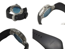 画像をギャラリービューアに読み込む, 極美品 OAKLEY オークリー 腕時計 クラッシュ 2.5 クラッシュクォーツ 希少 ステンレススチール シルバー ブルー 中古 4b006319 