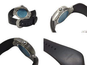 極美品 OAKLEY オークリー 腕時計 クラッシュ 2.5 クラッシュクォーツ 希少 ステンレススチール シルバー ブルー 中古 4b006319 