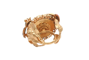 DOLCE&GABBANA ドルチェアンドガッバーナ ブラスリング 指輪 WRI6C1W0001 重量約32.4g 13.5号 てんとう虫 美品 中古 4b006327