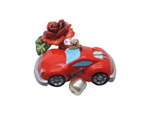 Load image into Gallery viewer, 極美品 DOLCE&amp;GABBANA ドルチェアンドガッバーナ イヤリング 重量約33.9g フェイクパール ラインストーン 薔薇 車 中古 4b006333