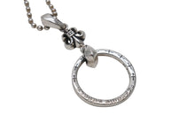 Load image into Gallery viewer, 極美品 CHROME HEARTS クロムハーツ EYE WEAR LOOP NTFL BND BS FLEUR アイウェアループ BSフレア ネックレス 重量約19.1g 中古 4b006336