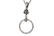 Load image into Gallery viewer, 極美品 CHROME HEARTS クロムハーツ EYE WEAR LOOP NTFL BND BS FLEUR アイウェアループ BSフレア ネックレス 重量約19.1g 中古 4b006336