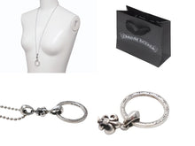 Load image into Gallery viewer, 極美品 CHROME HEARTS クロムハーツ EYE WEAR LOOP NTFL BND BS FLEUR アイウェアループ BSフレア ネックレス 重量約19.1g 中古 4b006336