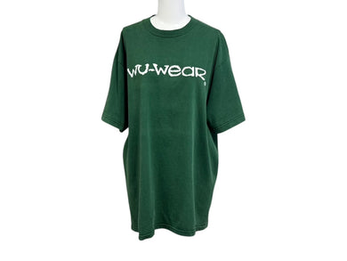 VINTAGE ヴィンテージ 90's WU-WEAR ウーウェア 半袖Ｔシャツ グリーン サイズL ウータンクラン 美品 中古 4b006345