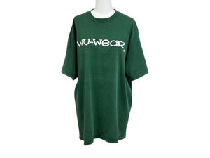 VINTAGE ヴィンテージ 90's WU-WEAR ウーウェア 半袖Ｔシャツ グリーン サイズL ウータンクラン 美品 中古 4b006345