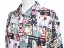 Load image into Gallery viewer, 極美品 Supreme シュプリーム Magazine S/S shirt 半袖シャツ マルチカラー ムック本 総柄 サイズM 2023SS0601005 中古 4b006346