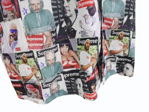 極美品 Supreme シュプリーム Magazine S/S shirt 半袖シャツ マルチカラー ムック本 総柄 サイズM 2023SS0601005 中古 4b006346