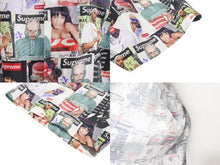 Load image into Gallery viewer, 極美品 Supreme シュプリーム Magazine S/S shirt 半袖シャツ マルチカラー ムック本 総柄 サイズM 2023SS0601005 中古 4b006346