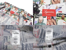 Load image into Gallery viewer, 極美品 Supreme シュプリーム Magazine S/S shirt 半袖シャツ マルチカラー ムック本 総柄 サイズM 2023SS0601005 中古 4b006346