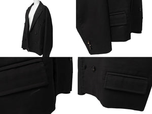 BOTTEGAVENETA ボッテガヴェネタ ダブルテーラードジャケット655968 V0BS0 コットン ブラウン サイズ50 美品 中古 4b006348