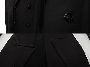 BOTTEGAVENETA ボッテガヴェネタ ダブルテーラードジャケット655968 V0BS0 コットン ブラウン サイズ50 美品 中古 4b006348