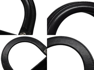 CHRISTIAN DIOR クリスチャンディオール レディディオール ラージ ハラコ レザー レオパード シルバー金具 美品 中古 4b006349