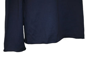極美品 lucien pellat finet ルシアンペラフィネ 長袖Tシャツ ロングスリーブ コットン ネイビー マルチカラー サイズXXL 中古 4b006350