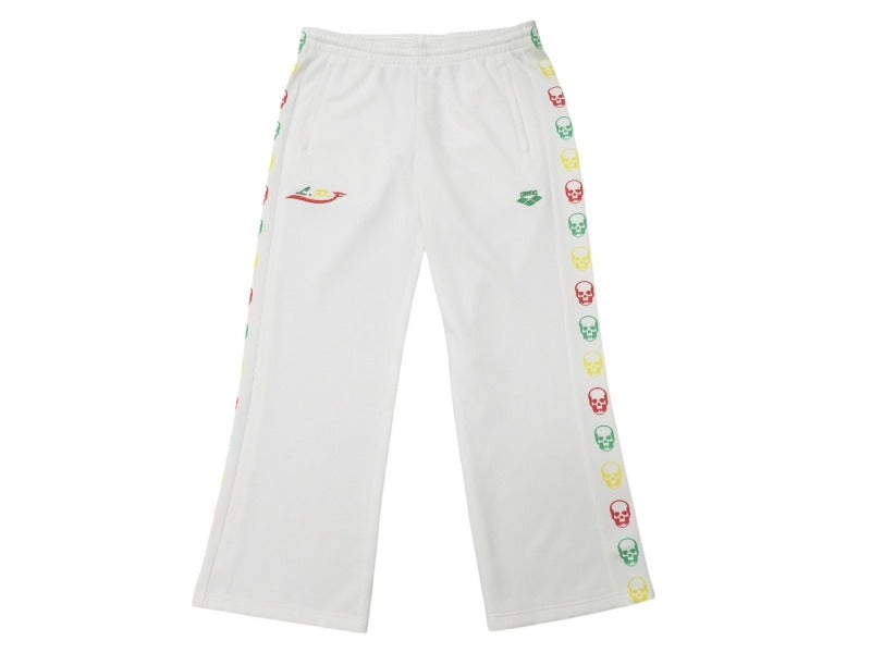 極美品 Lucien Pellat-Finet ルシアンペラフィネ×arena ホワイト パンツ ARJ02F ポリエステル S 中古 4b006353