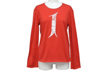 Load image into Gallery viewer, 極美品 lucien pellat finet ルシアンペラフィネ 長袖Tシャツ ロングスリーブTシャツ レッド ホワイト サイズM 中古 4b006355