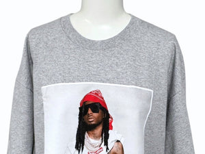 新品未使用 Supreme シュプリーム Playboi Carti プレイボイ カルティ PHOTO TEE 半袖Ｔシャツ グレー サイズL FW25T50 中古 4b006364
