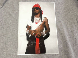 新品未使用 Supreme シュプリーム Playboi Carti プレイボイ カルティ PHOTO TEE 半袖Ｔシャツ グレー サイズL FW25T50 中古 4b006364