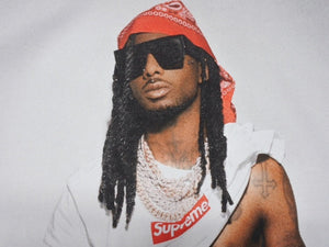新品未使用 Supreme シュプリーム Playboi Carti プレイボイ カルティ PHOTO TEE 半袖Ｔシャツ グレー サイズM FW25T50 中古 4b006365