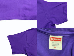 新品未使用 Supreme シュプリーム Playboi Carti プレイボイ カルティ PHOTO TEE 半袖Ｔシャツ パープル サイズXL FW25T50 中古 4b006366
