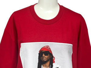 新品未使用 Supreme シュプリーム Playboi Carti プレイボイ カルティ PHOTO TEE 半袖Ｔシャツ レッド サイズL FW25T50 中古 4b006370