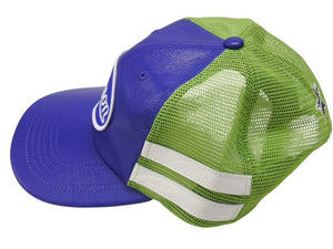 未使用 Supreme シュプリーム × Vanson ヴァンソン レザーキャップ ブルーグリーン ONE SIZE 58cm H79FW25 中古 4b006372 