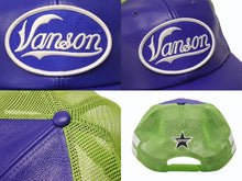 画像をギャラリービューアに読み込む, 未使用 Supreme シュプリーム × Vanson ヴァンソン レザーキャップ ブルーグリーン ONE SIZE 58cm H79FW25 中古 4b006372 