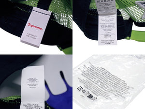 未使用 Supreme シュプリーム × Vanson ヴァンソン レザーキャップ ブルーグリーン ONE SIZE 58cm H79FW25 中古 4b006372 