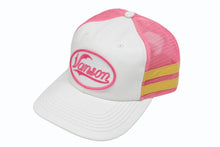 Load image into Gallery viewer, 新品未使用 Supreme シュプリーム × Vanson ヴァンソン レザーキャップ ピンク ホワイト ONE SIZE 58cm H79FW25 中古 4b006374