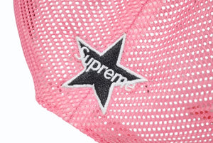 新品未使用 Supreme シュプリーム × Vanson ヴァンソン レザーキャップ ピンク ホワイト ONE SIZE 58cm H79FW25 中古 4b006374