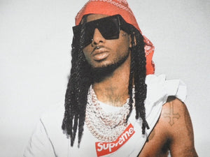 新品未使用 Supreme シュプリーム Playboi Carti プレイボイ カルティ PHOTO TEE 半袖Ｔシャツ イエロー サイズM FW25T50 中古 4b006380